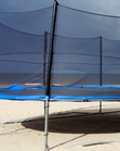 Safety net on trampoline